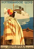 Joseph Rovers, Rotterdamsche Lloyd Ruys & Co. Egypt Ceylon Sumatra Singapore Java, 1921, poster