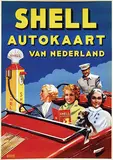 Charles Burki, Shell Autokaart van Nederland, 1936, poster