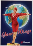 Sylvan Steenbrink, Martinair Your Wings, 2004, poster