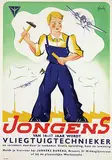 Grube, Jongens wordt Vliegtuigtechnieker, 1944, poster