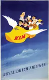 Paulus Casper Erkelens, KLM Royal Dutch Airlines, 1947, poster