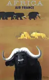 Paul Colin, Air France Africa, 1956, poster