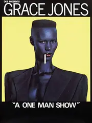 Jean-Paul Goude, Grace Jones "A one man show", 1981, poster
