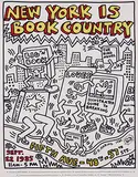 Keith Haring, New York is Book Country, 1985, poster