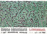 Keith Haring, Homo Decorans Louisiana, 1985, poster