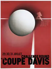 Coup de Davis by Cassandre, 1980, poster, sold Dec 2015