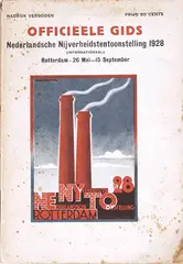 Cassandre, Official international guide NeNyTo (Dutch Industrial Exhibition), 1928, poster
