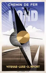 Cassandre, Chemin de Fer du Nord, 1929, poster