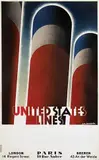 Cassandre, United States Lines, 1929, poster