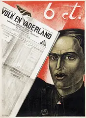 Maarten Meuldijk, Volk en Vaderland weekblad voor de NSB, poster