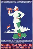 Monogram Sj, Nederlandsche Arbeidsdienst, 1941, poster