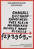 Jan van Toorn, Van Abbemuseum Eindhoven Chagall a.o., 1971, poster