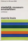 stedelijk museum amsterdam morris louis by Willem H. Crouwel, 1965, poster, sold Dec 2015