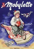 Fred Tulsing, Mobylette Kaptein, 1953, poster