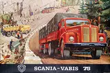 Bengt Mellberg, Scania - Vabis 75, 1958, poster