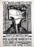 Willem Klijn, De Onafhankelijken Tentoonstelling Academie van B.K. en T.W., 1921, poster