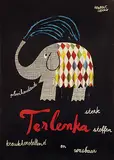 Herbert Leupin, Terlenka, 1957, poster