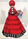 Reyn Dirksen, Holland Festival Amsterdam, 1950, poster