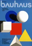 Herbert Bayer, 50 Jahre bauhaus Ausstellung Stuttgart, 1968, poster