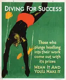Willard F. Elmes, Diving For Succes, 1929, poster
