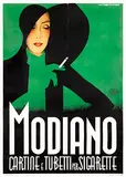 Franz Lenhart, Modiano Sigarette, 1935, poster