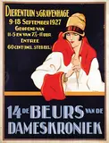 A.F.W. Brinkmeijer, 14de Beurs van de Dameskroniek Dierentuin 's Gravenhage, 1927, poster