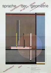 Josef Müller-Brockmann, kunstmuseum bern sprache der geometrie, 1984, poster