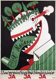 Niklaus Stoecklin, Unvereinbarkeitsinitiative Ja Ja Ja, 1922, poster