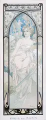 Éveil du Matin by Alphonse Mucha, 1899, poster, sold Dec 2015