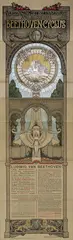 Anton Molkenboer, Vereeniging het Beethovenhuis Den Haag Beethoven-Cyclus, 1911, poster