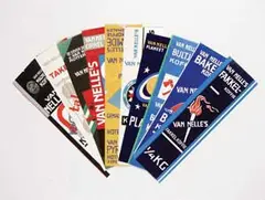 A collection of 10 Van Nelle coffee labels by Jacob Jongert, poster, sold Jun 2015
