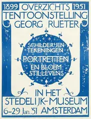 Georg Rueter, Overzichts Tentoonstelling Georg Rueter, poster