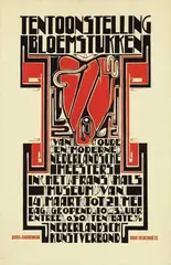 A. Wagemaker, Tentoonstelling Bloemstukken Frans Hals Museum, poster