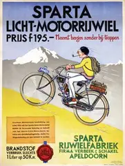 van Heimburg, Sparta Licht-Motorrijwiel, 1931, poster