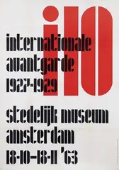 Jurriaan Schrofer, int. avantgarde 1927-1929, 1963, poster