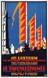 Louis C. Kalff, 15e Lustrum Delftsch Studentencorps, De Torenbestormer, 1923, poster