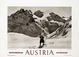 Reinhold Böhringer, Austria Silvrettagruppe, Vorarlberg, poster