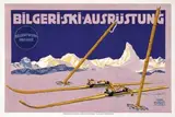 Carl Kunst, Bilgeri-Ski-Ausrüstung, poster