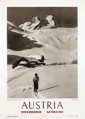 Reinold Böhringer, Austria Stubaier Alpen, Dresdner Hütte, Tirol, poster