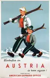 Monogram bp, Winterfun in Austria, 1937, poster