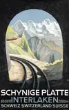 Alex W. Diggelmann, Schnynige Platte Interlaken, 1935, poster