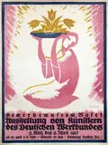Paul Kammüller, Ausstellung von Künstlern des Deutschen Werkbundes, 1917, poster