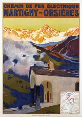 Edmond Bille, Martigny-Orsières, poster