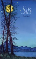 Ernst Rinderspacher, Sils Engadin, 1950, poster