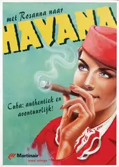 Silvan Steenbrink, Martinair met Rosanna naar Havana (with Rosanna to Havana), poster