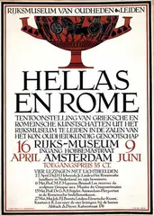 S.H. de Roos, Hellas en Rome, 1929, poster