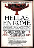 S.H. de Roos, Hellas en Rome, 1929, poster