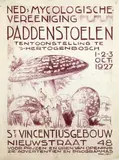Frans van Valderen, Ned. Mycologische Ver. Paddenstoelen 's-Hertogenbosch, 1927, poster