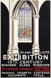 W. Hogervorst, Exhibition Stained Glas Windows, 1938, poster