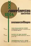 Fré Cohen, zomerfeesten amsterdam, 1934, poster